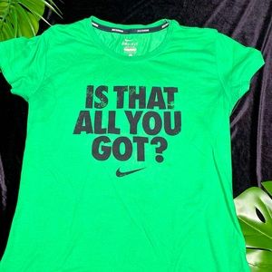 Nike Green Dri-Fit Shirt